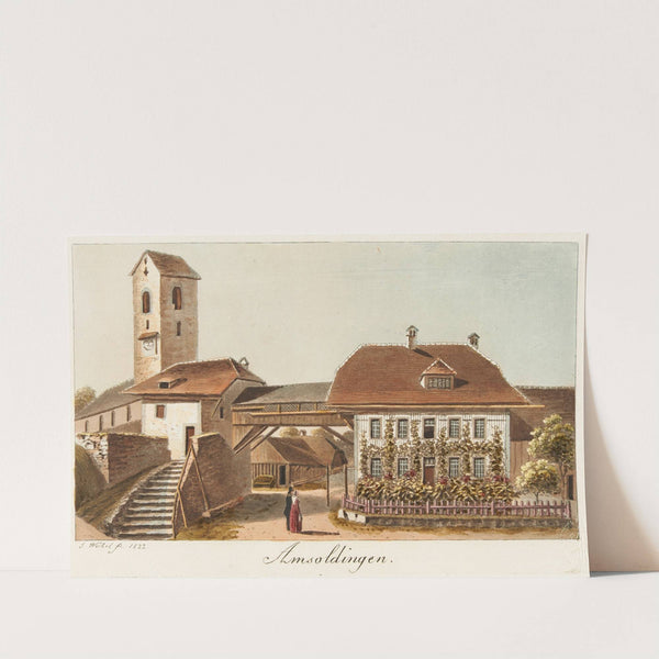 Amsoldingen by Jakob Samuel Weibel