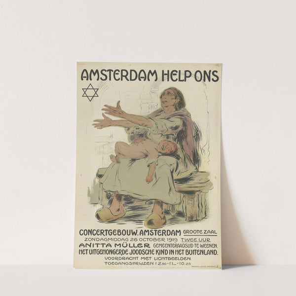Amsterdam help ons (1919) by Alfred Ost