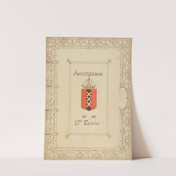 Amsterdam in de 17e eeuw, zonder jaar by Reinier Willem Petrus de Vries