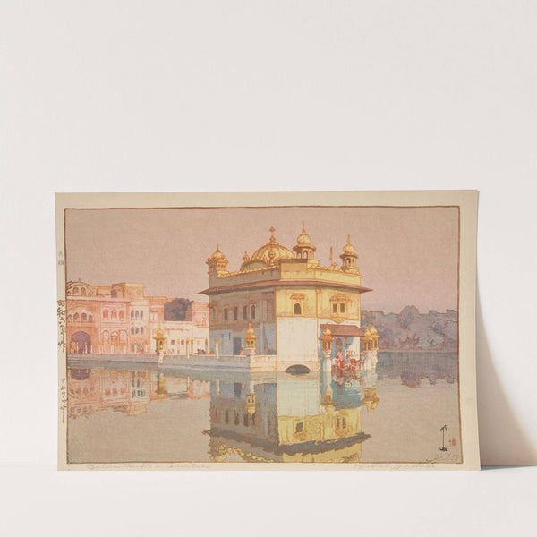 Amurissaa (Golden Temple in Amritsar) (1931) by Yoshida Hiroshi