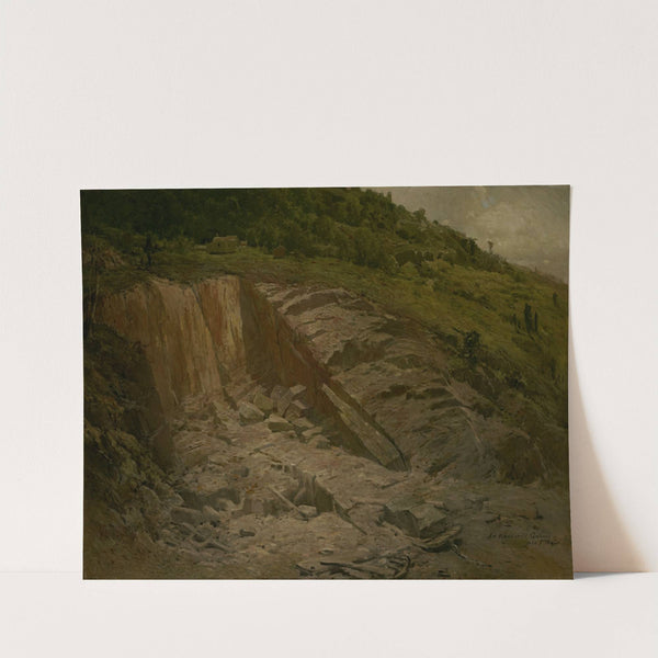 An Abandoned Quarry by John Ferguson Weir