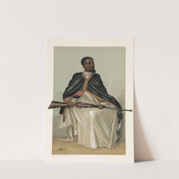 An Abysinnian General, H.H. Ras Makunan (1903) by Leslie Matthew Ward