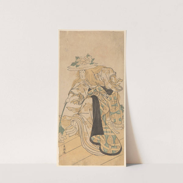 An Actor, Segawa Kikijuro as Yechigo Gishi, Dancer by Katsukawa Shun'ei