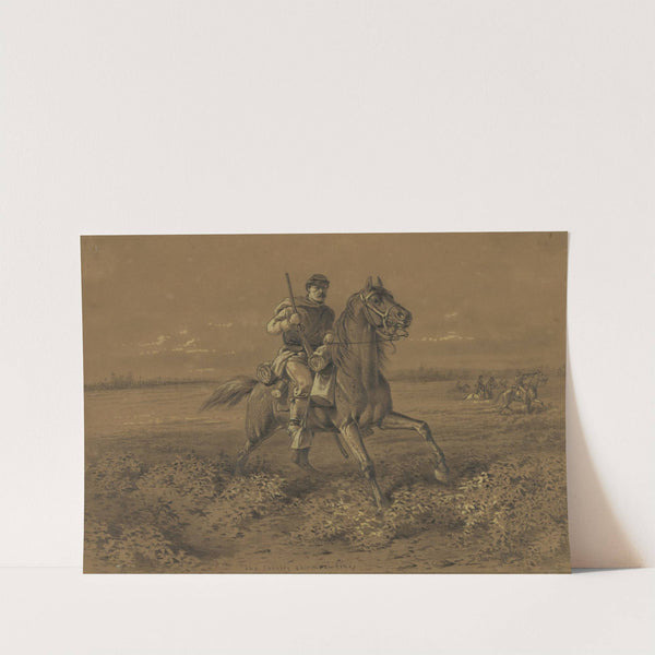 An advance of the cavalry skirmish line by Edwin Forbes