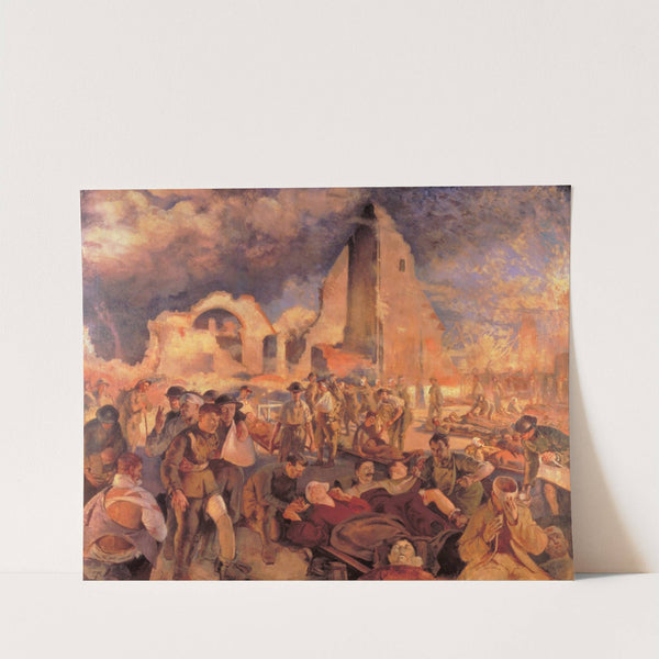 An Advanced Dressing Station in France, 1918 by Henry Tonks