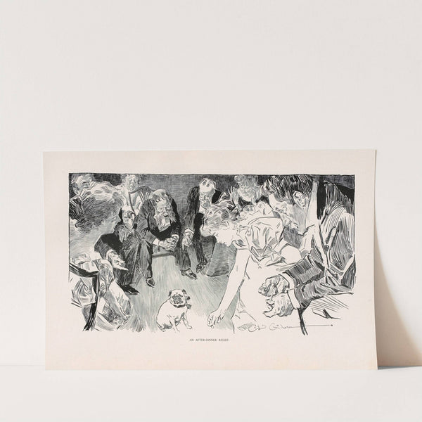 An After-Dinner party (1896) by Charles Dana Gibson