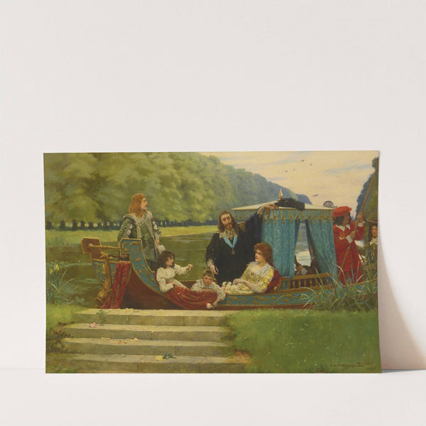 An Afternoon at Hampton Court by William Henry Margetson