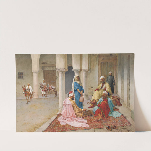 An Afternoon Game Of Backgammon by Giulio Rosati