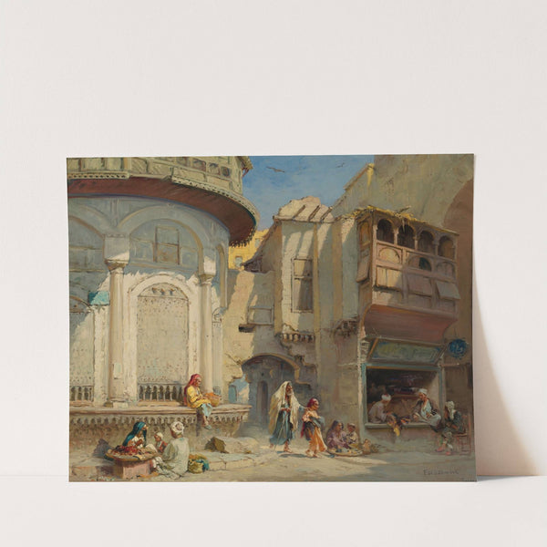 An Afternoon In Cairo by Frans Wilhelm Odelmark
