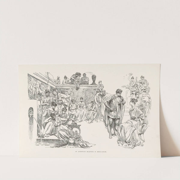 An afternoonreception in Herculaneum (1896) by Charles Dana Gibson