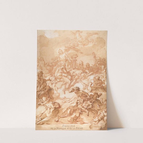An Allegory Comparing Music and Poetry by Michel-François Dandré-Bardon