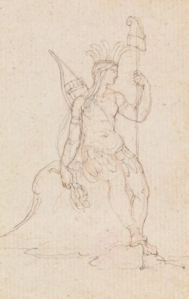 An Allegory of America Carrying the Cap of Liberty