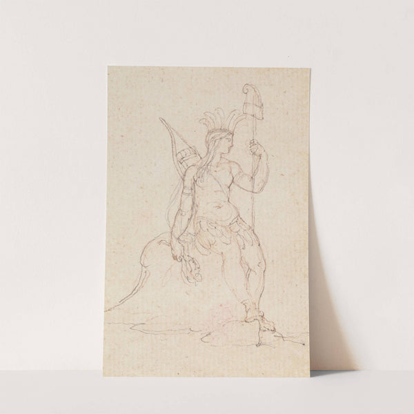 An Allegory of America Carrying the Cap of Liberty by Edward Francis Burney