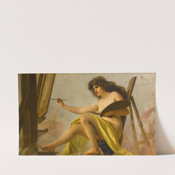 An Allegory Of Art (1892) by Luis Ricardo Falero