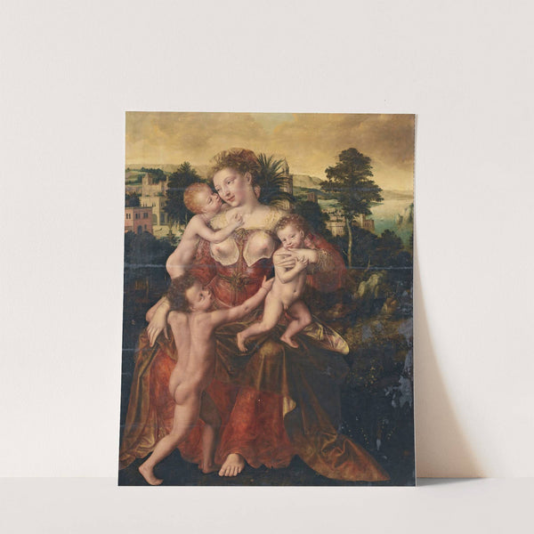 An Allegory Of Charity by Jan Massys