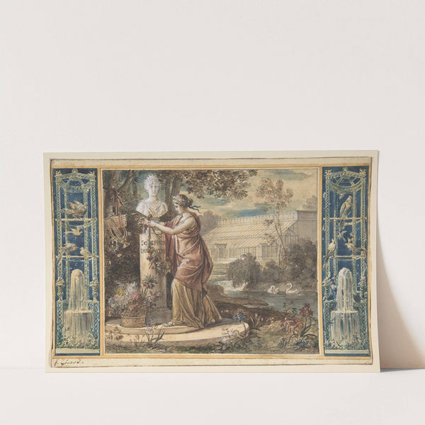 An Allegory of Empress Josephine as Patroness of the Gardens at Malmaison (ca. 1805–6) by François Gérard