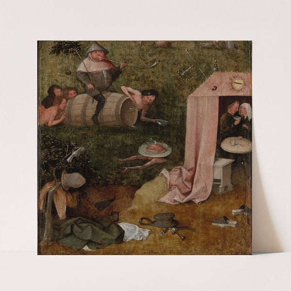 An Allegory of Intemperance (ca. 1495–1500) by Hieronymus Bosch