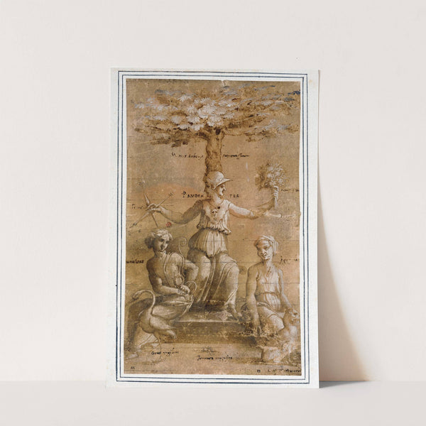 An Allegory of Prudence (circa 1518-1520) by Baldassare Peruzzi