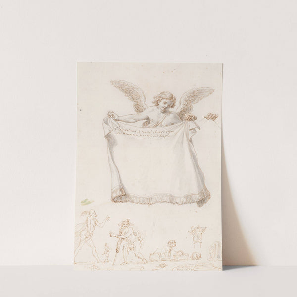 An allegory of the North Wind by Stefano Della Bella