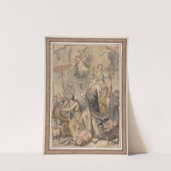 An Allegory of the Triumph over Heresy, with St. Domenic to the Fore (1650–60) by Abraham van Diepenbeeck