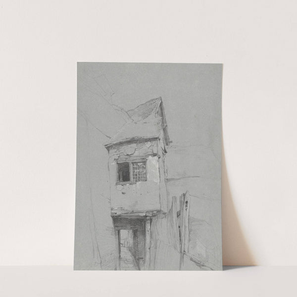 An Alley with a Passage through a House by William Mulready