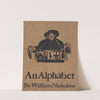 An Alphabet – cover (1899) by William Nicholson