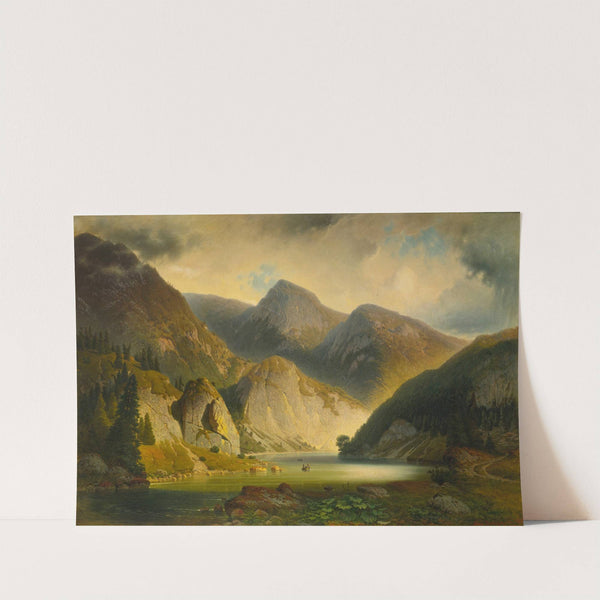 An Alpine Lake by Aleksander Swieszewski