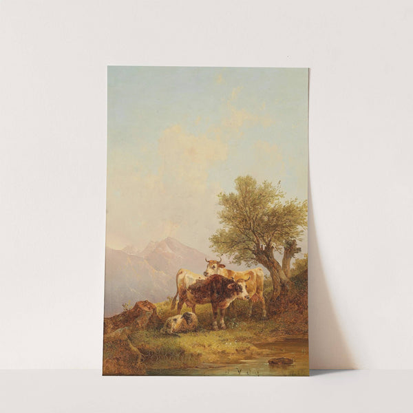 An Alpine Pasture by Edmund Mahlknecht