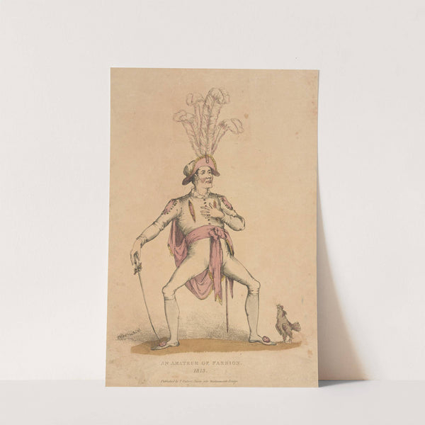 An amateur of fashion (1813) by William Heath