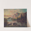 An American river scene by Krebs Lith. Co