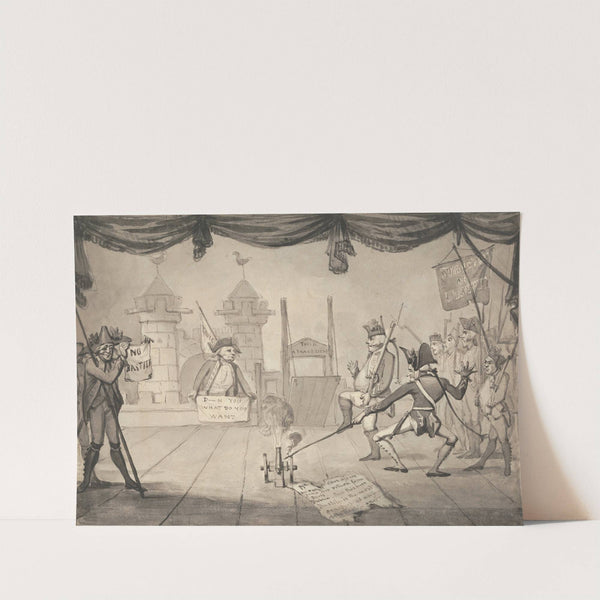 An Ampitheatrical Version of the Fall of Bastille by Samuel Collings