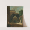 An Amsterdam Canal House Garden (c. 1740 - 1745) by Cornelis Troost