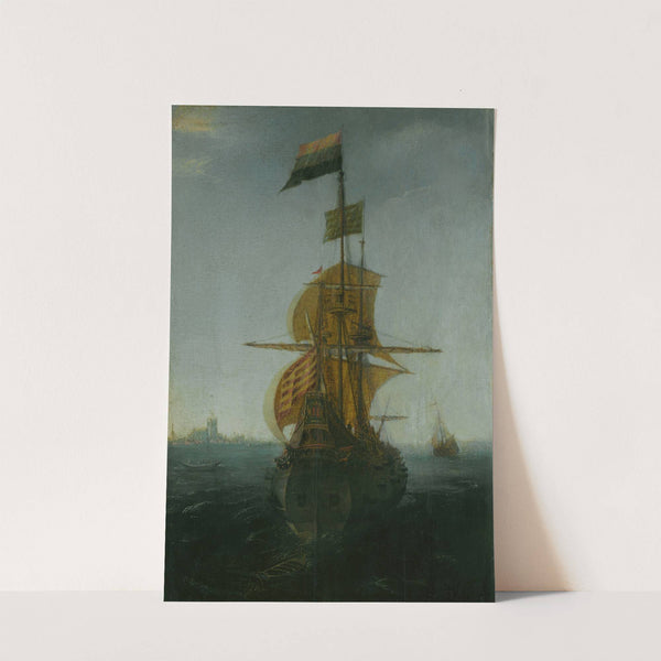 An Amsterdam East Indiaman by Abraham de Verwer