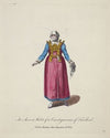 An ancient habit of a countrywoman of Friesland. Parûre ancienne d’une paysanne de Frise (1757-1772)