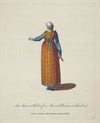 An ancient habit of a married woman in Friesland. Parûre ancienne d’une femme mariée de Frise (1757-1772)