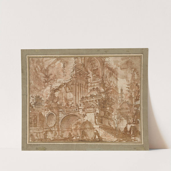 An Ancient Port by Giovanni Battista Piranesi