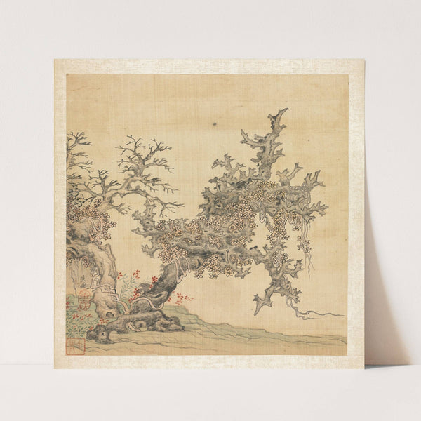 An Ancient Tree (1598-1652) by Chen Hongshou