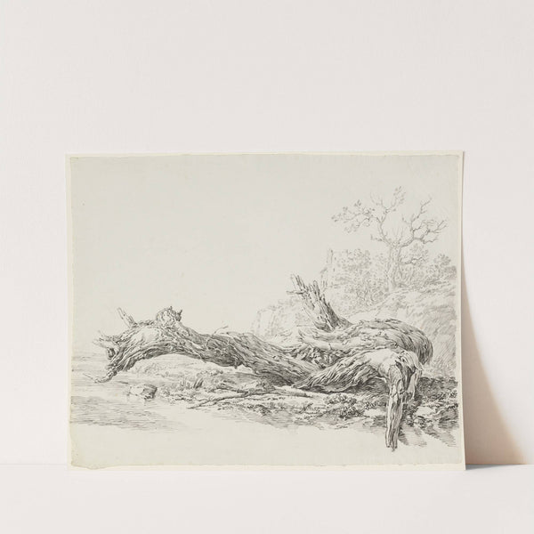 An Ancient Tree Fallen Beside a Stream by Jean-Antoine Constantin
