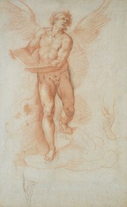 An Angel Holding a Book (1583–1586)