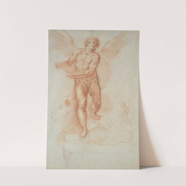 An Angel Holding a Book (1583–1586) by Cristoforo Roncalli