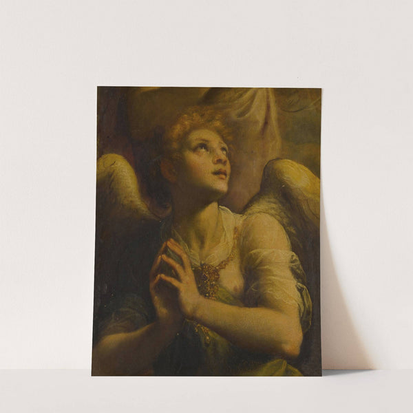 An Angel in adoration by Fabrizio Santafede