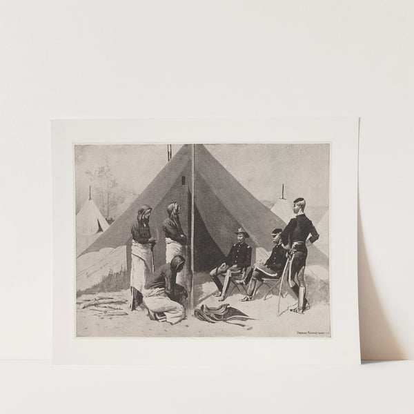 An appeal for justice (1892) by Frederic Remington