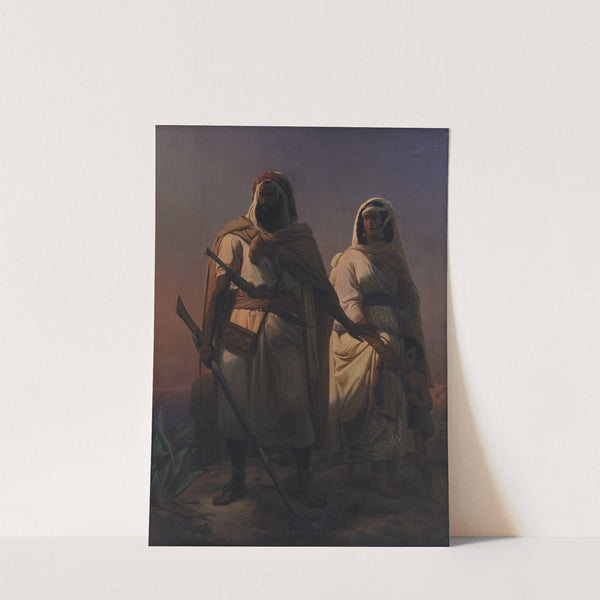 An Arab Family in the Desert by Niels Simonsen