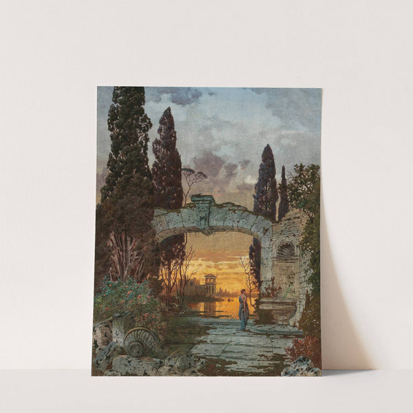 An Arcadian Landscape by Ferdinand Knab