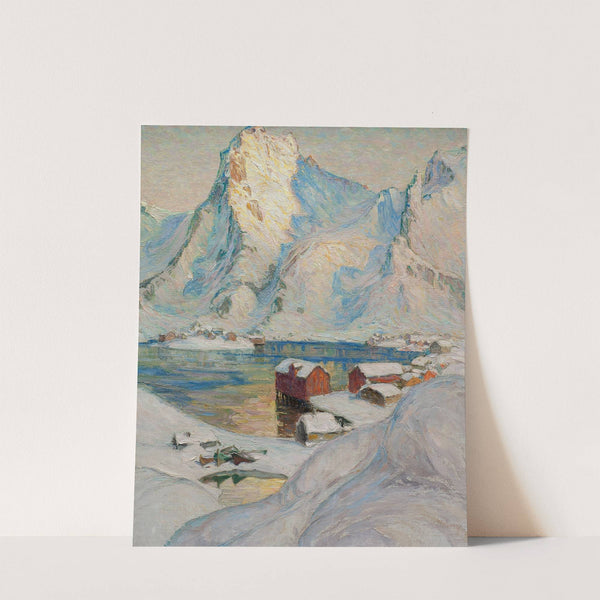 An Arctic Spring Day. Study from North Norway by Anna Boberg