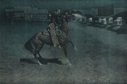 An argument with the town marshall (1905)