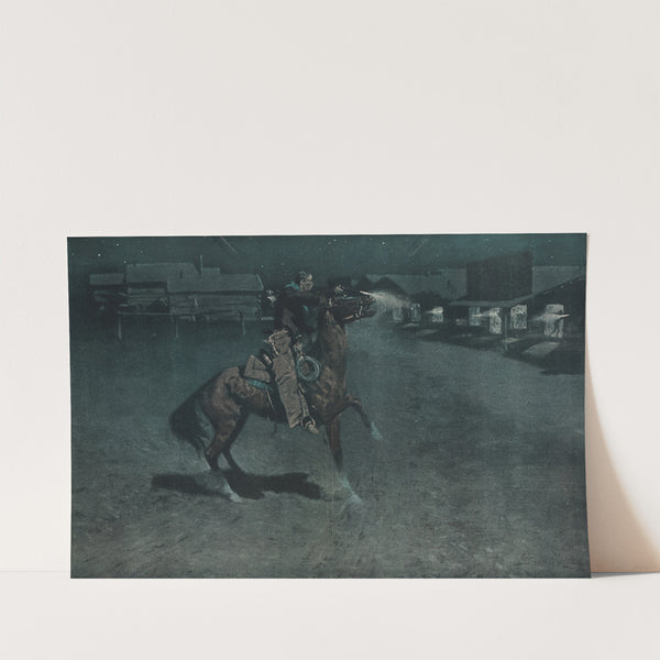 An argument with the town marshall (1905) by Frederic Remington