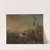 An Army Camp by Philips Wouwerman