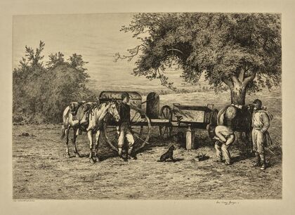 An Army forge. (1876)