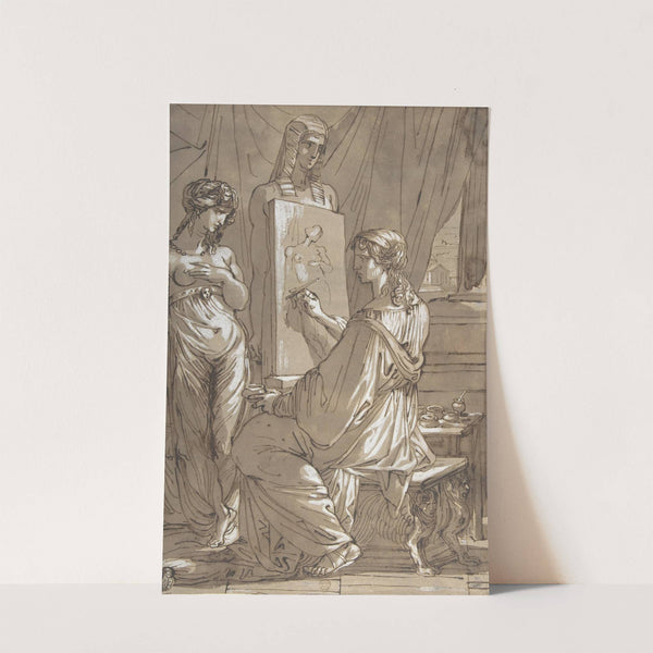 An Artist and His Model by Felice Giani